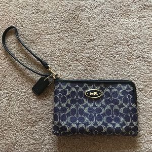 Vintage Looking Coach Wristlet